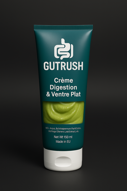 🟢 GUTRUSH™ Flat Belly Butter | Crème Réductrice de Rondeurs au Moringa | 200 ml | Cosmétique Naturel
