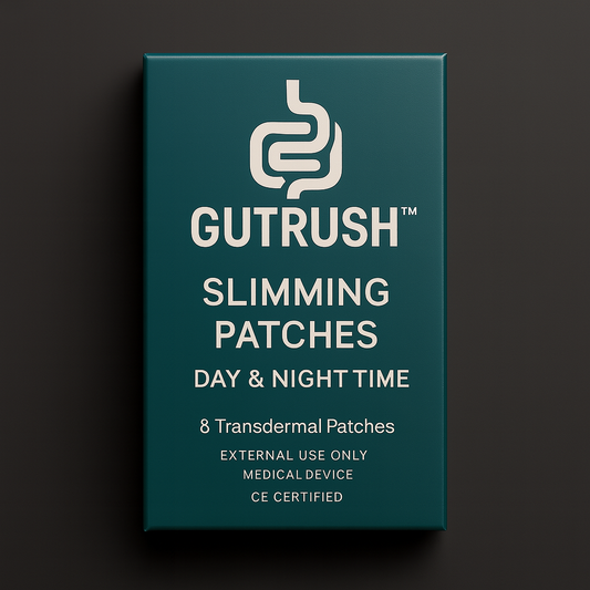 GUTRUSH™ – Patch Détox Digestif Naturel | Élimination des Déchets & Bien-être Intestinal | 10 Patches | Complément Alimentaire Transdermique | Fabriqué en Europe